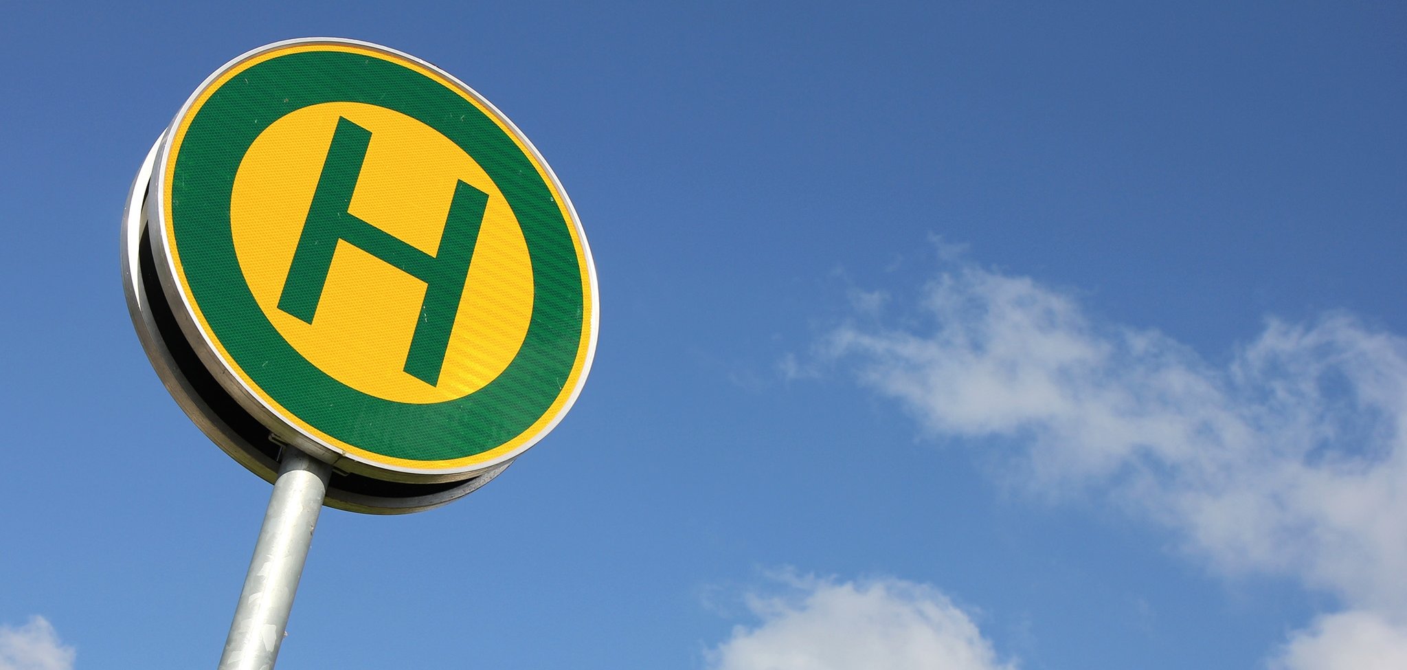 Deutsches Verkehrszeichen: Haltestelle