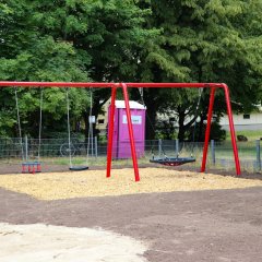 Offizielle Einweihung des Spielplatzes in der Frankfurter Straße