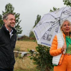 Erste solarbetriebene "Digitale Dorflinden" in Betrieb