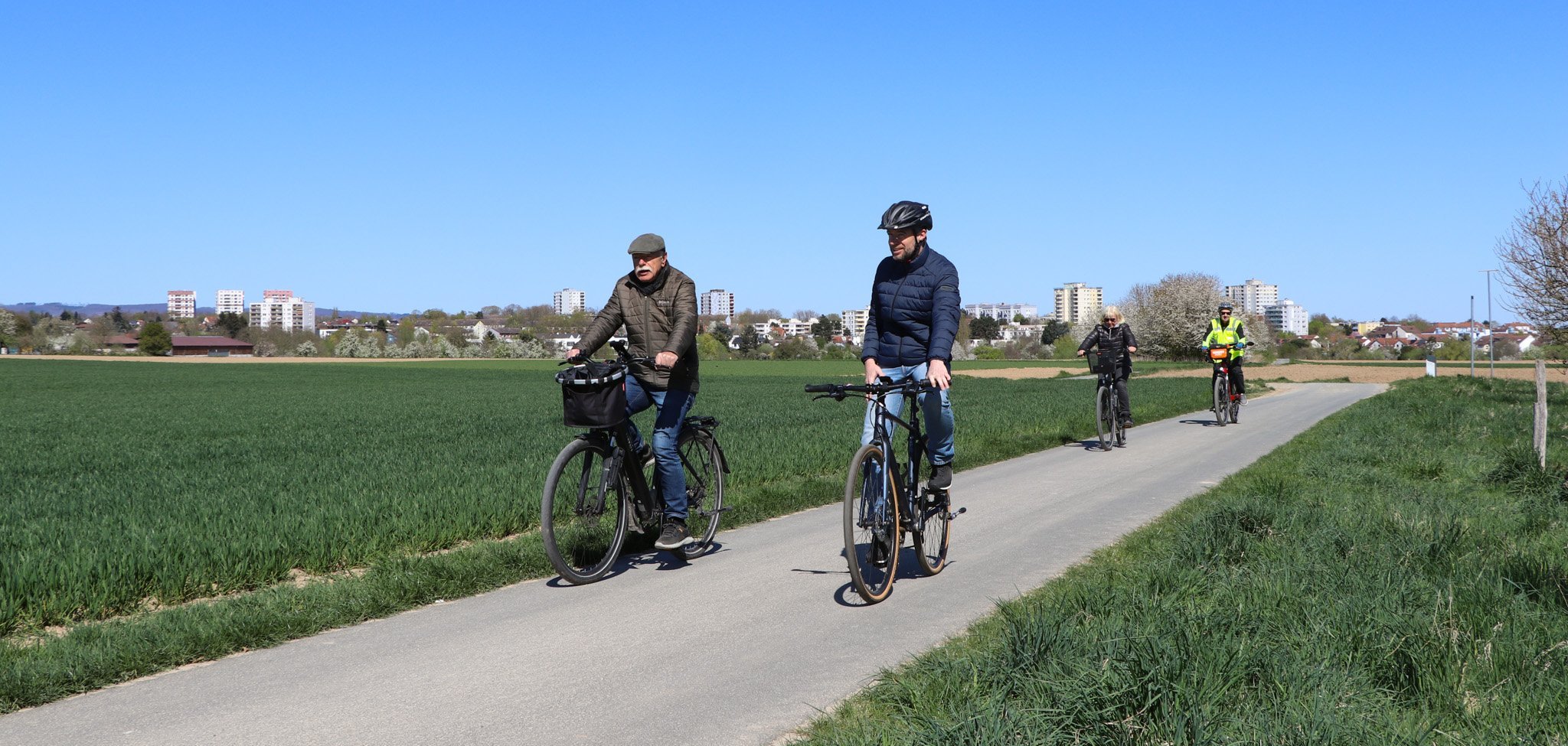 Fahrradrundroute mit den Neubürgerinnen und Neubürgern