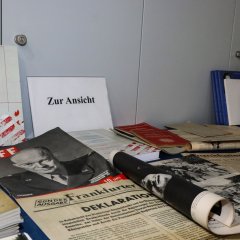 Zaun-Ausstellung "Die Entstehung der Hessischen Verfassung"