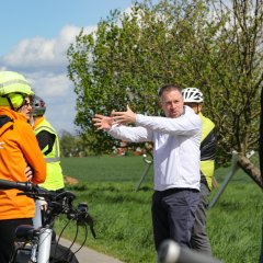 Fahrradrundroute mit den Neubürgerinnnen und Neubürgern