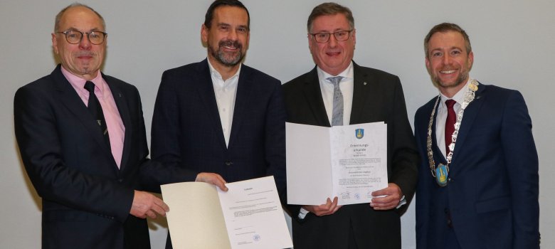 Einführung und Verpflichtung zum ehrenamtlichen Stadtrat Walter